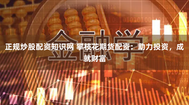 正规炒股配资知识网 攀枝花期货配资：助力投资，成就财富